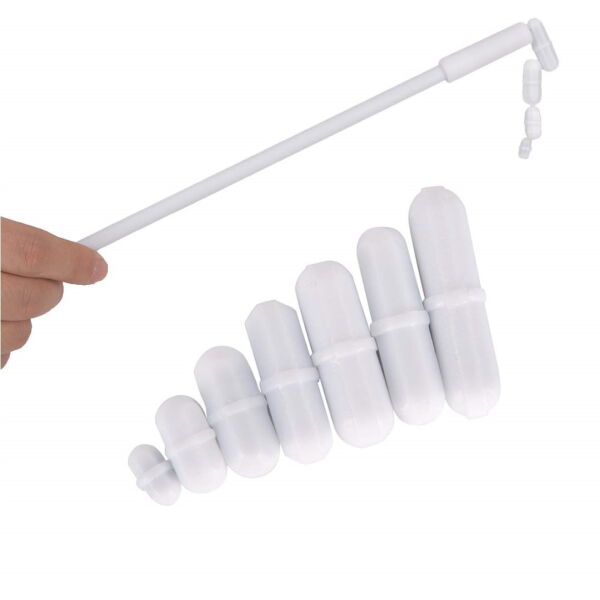 Manyetik Balık 11x52 mm - Teflon Karıştırıcı Balık Halkalı