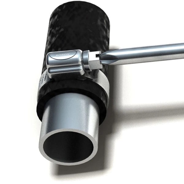 Borox Ayarlanabilir Çelik Hortum Kelepçesi 8x12mm - Hortum Bağlantı Aparatları