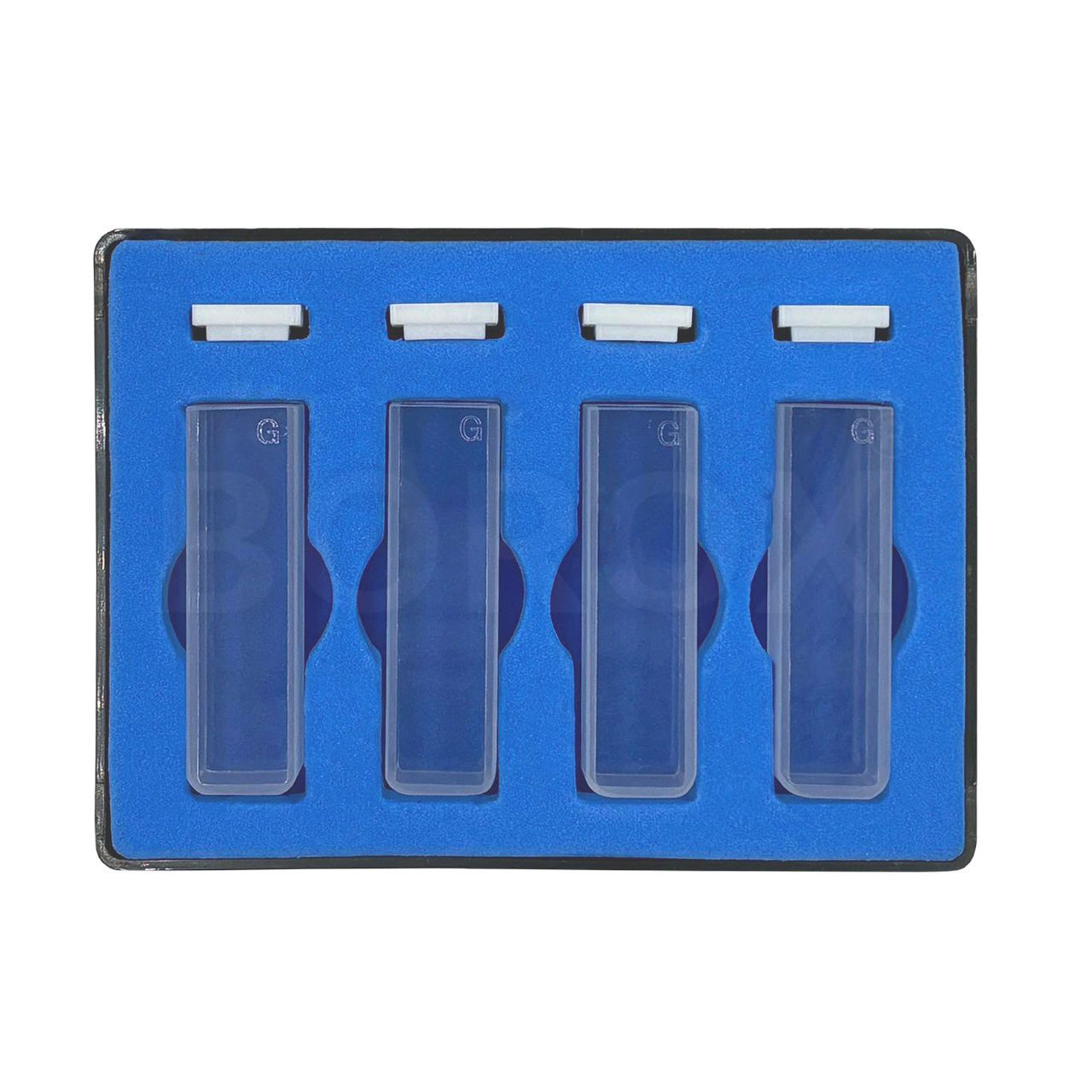 Cam Spektrofotometre Küveti - Makro 3.5 ml - Optik Cam - 4 Adet Kutu