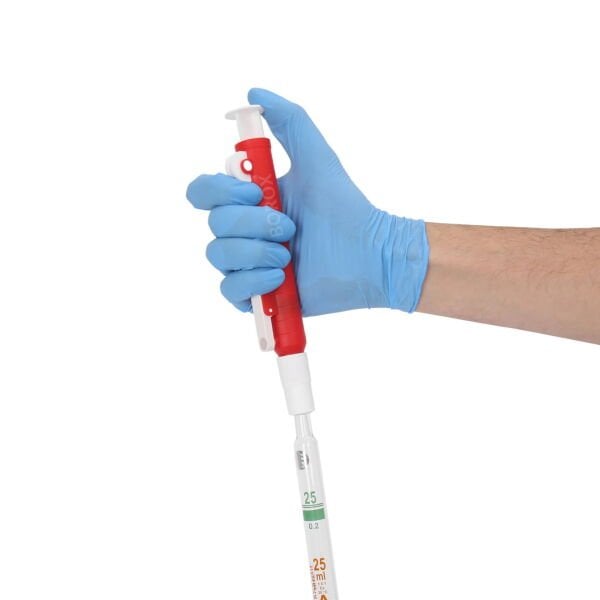 Borox FillPro Pipet Pompası 25 ml - Pipet Puarı - Pi-Pump - Kırmızı