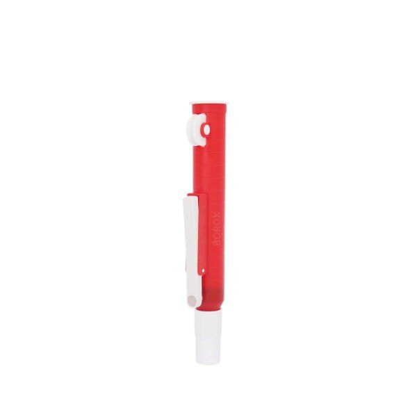 Borox FillPro Pipet Pompası 25 ml - Pipet Puarı - Pi-Pump - Kırmızı