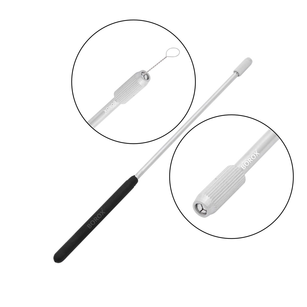Borox Öze Sapı 23.5cm Vidalı Kilitleme - Loop Handle PVC Sap