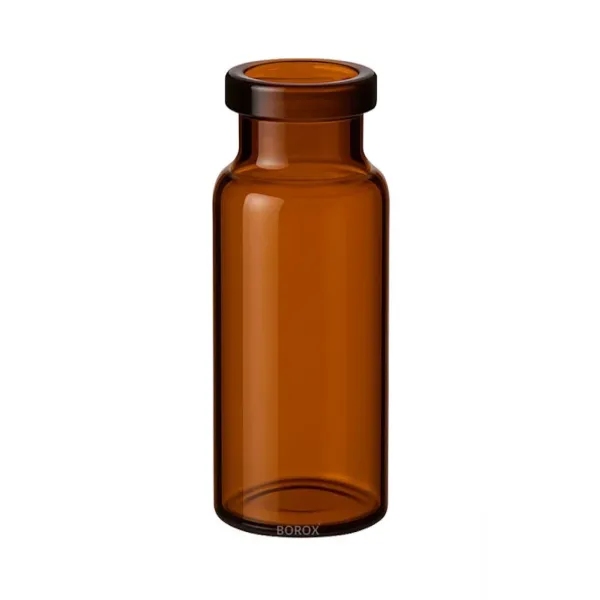 Borox Cam Vial 20 ml - Amber - Crimp ND20 - 100 adet/paket