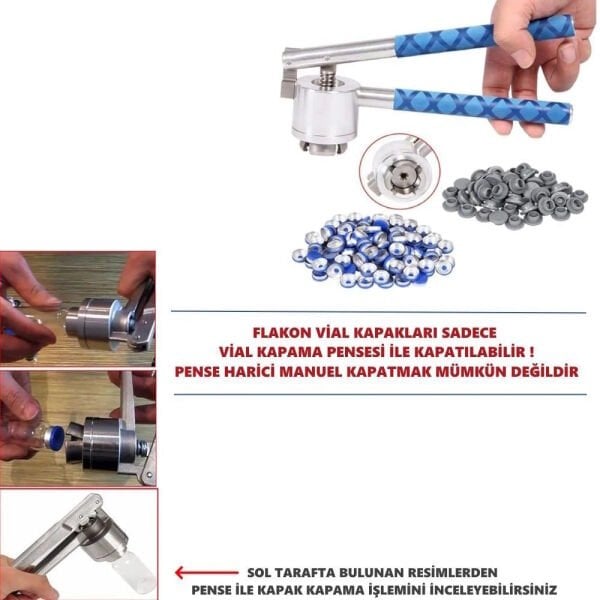 Borox Cam Vial 20 ml - Amber - Crimp ND20 - 100 adet/paket