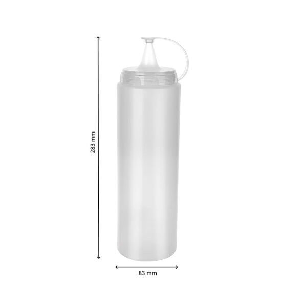 Borox Damlatma Piset 1000 ml - Şeffaf - Kilitli Kapaklı