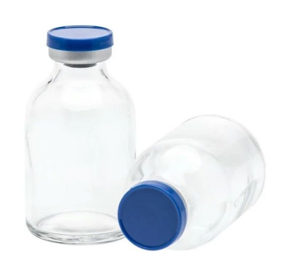 Borox Cam Şişe 10ml - Crimp Vial ND20 - Şeffaf - Dibi Düz - 100 Adet Toptan