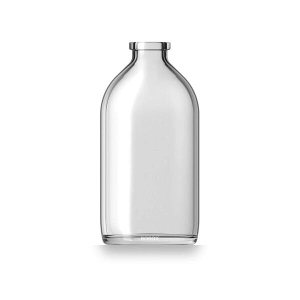 Borox Cam Şişe 100ml - Flakon Şişe 100cc - Vial 100Adet