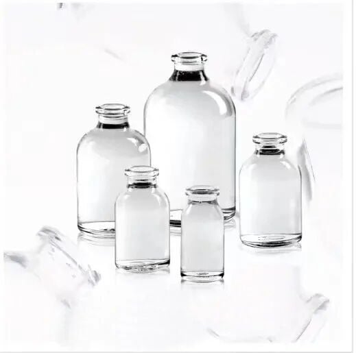 Borox Cam Şişe 100ml - Flakon Şişe 100cc - Vial 100Adet