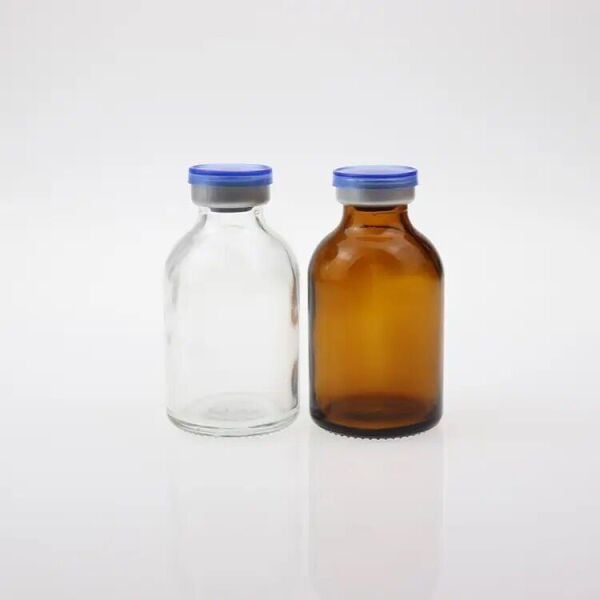 Borox Amber Cam Şişe 50ml - Flakon Şişe 50cc - Vial 100Adet