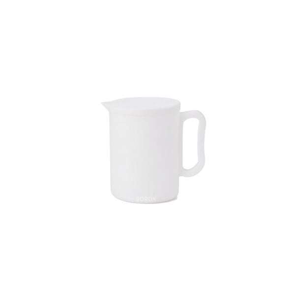 Borox Kulplu Teflon Beher 250ml - PTFE Isıya Dayanıklı Beher