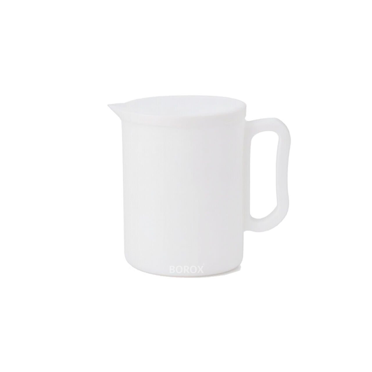 Borox Kulplu Teflon Beher 2000ml - PTFE Isıya Dayanıklı Beher