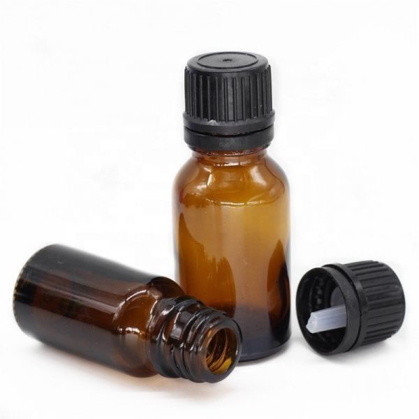 Borox Cam Damlatma Şişe 20 ml - Amber Damlalıklı Şişe 20 cc