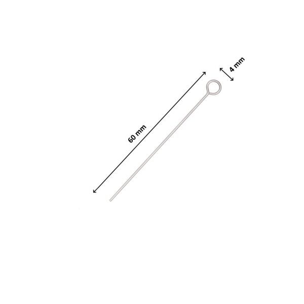 Borox Öze Ucu 4 mm - Halka Uçlu - Inoculation Loop - 10 Adet