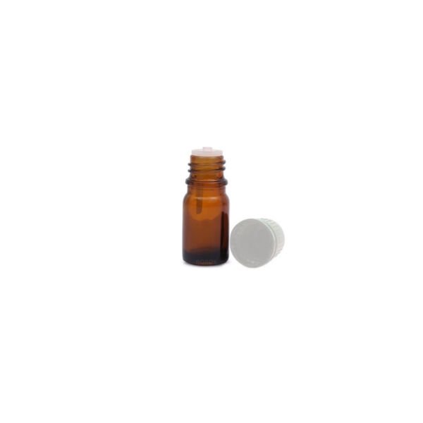 Borox Cam Damlatma Şişe 5 ml - Amber Damlalıklı Şişe 5 cc