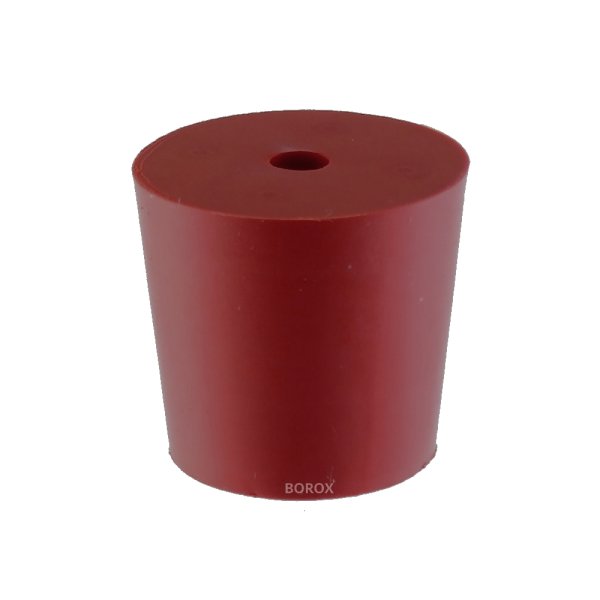 Borox Kauçuk Tıpa Delikli 18x24x30 mm - Sızdırmaz Kapak