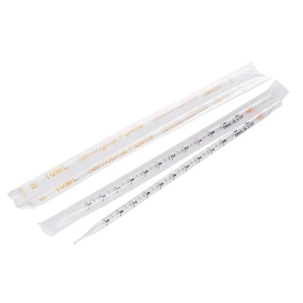 Serolojik Pipet 10ml - Steril Tek Kullanımlık 50Adet/Paket
