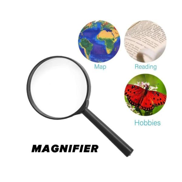 Borox Büyüteç - Cam Mercekli Plastik Saplı - 60mm - 20 Adet Toptan