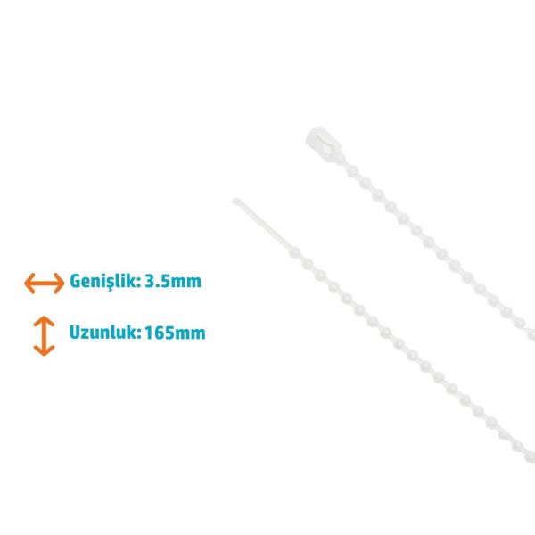 Otoklav Torba Kilidi - Poşet Kilidi 3,5x235mm 100 Adet/Paket