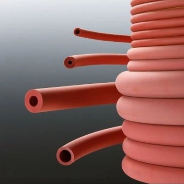 Borox Kauçuk Hortum 10x22 mm - Kırmızı 1 Metre - Rubber Tubing Red