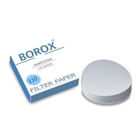 Külsüz Filtre Kağıdı 110 mm Kantitatif - Mavi Bant (Yavaş) Quantitative Ashless