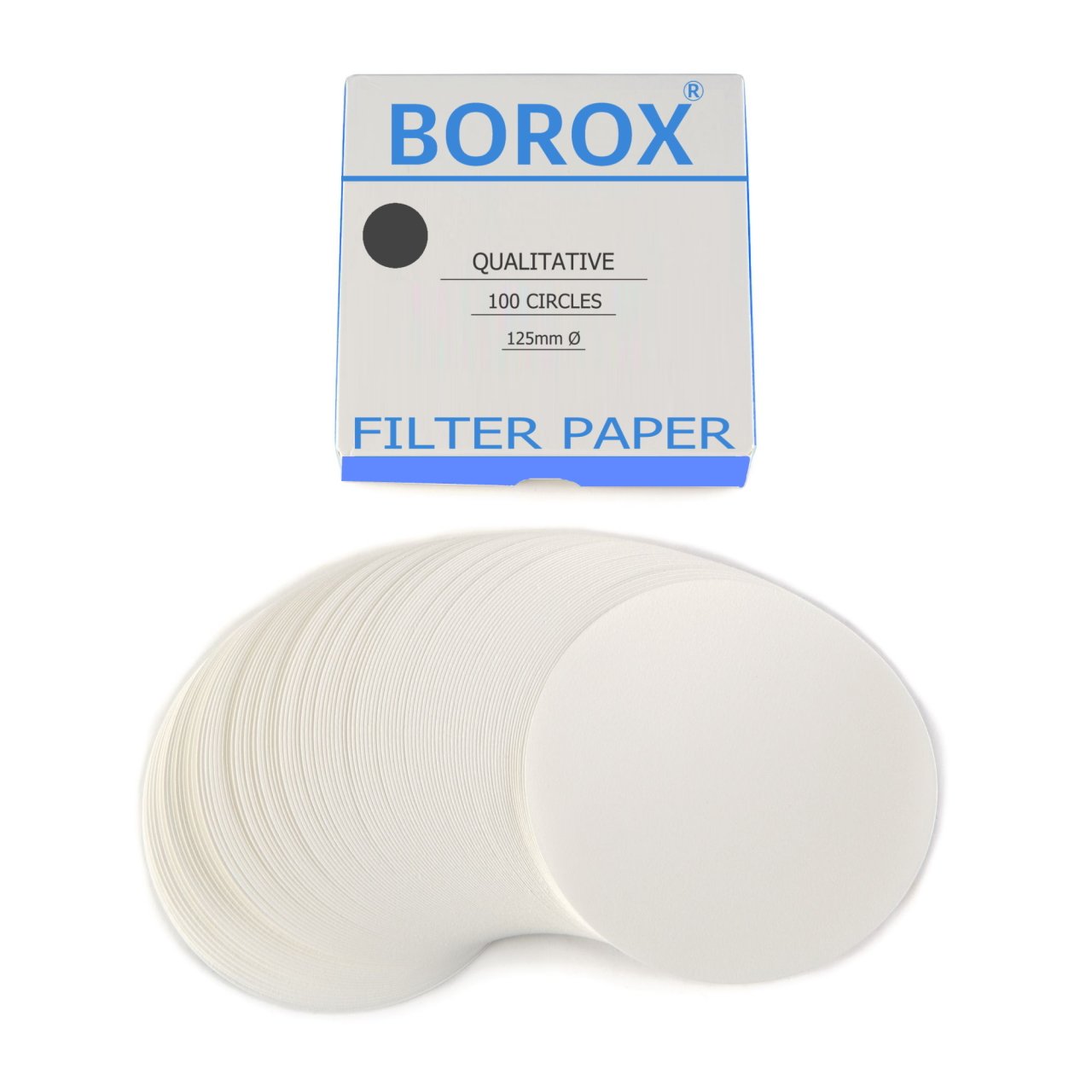 Filtre Kağıdı 125 mm Nitel -  Kalitatif Siyah bant