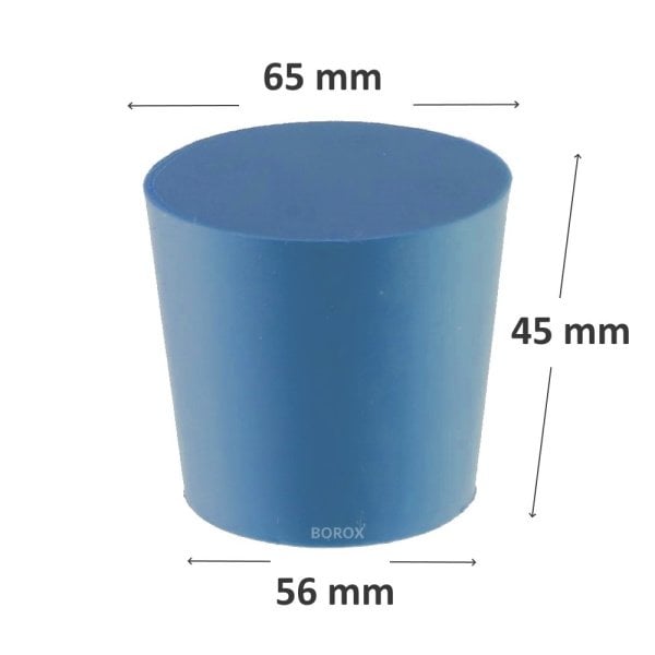 Borox Silikon Tıpa 56x65x45 mm - Sızdırmaz Kapak - 1 Adet