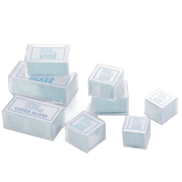Borox Lamel 22x22mm - Mikroskop Slayt İçin 100lü Cover Glass