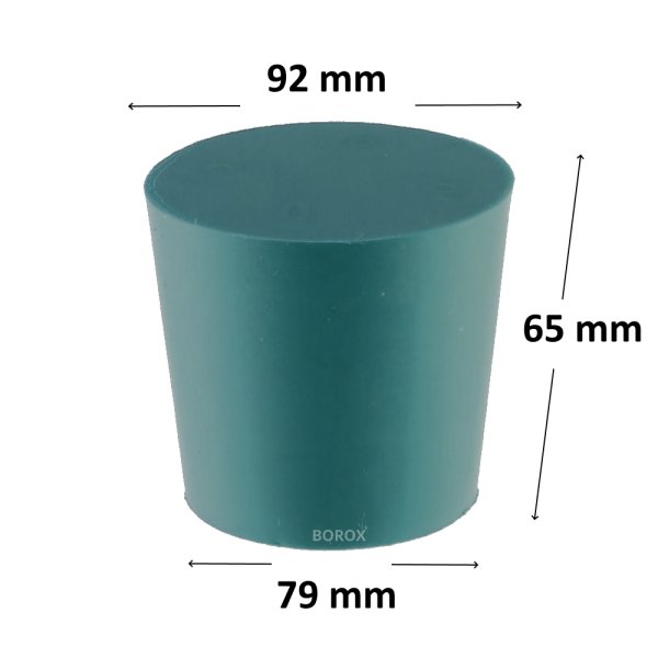 Borox Silikon Tıpa 79X92X65 mm - Sızdırmaz Kapak - 1 Adet