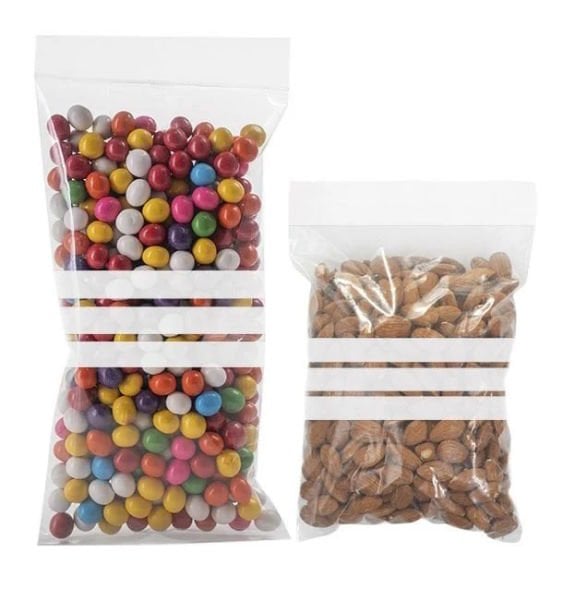 Borox Kilitli Poşet - PE Numune Torbası - Kilitli Ağızlı - 3 Yazım Alanlı - 200 x 300 mm - 100 Adet