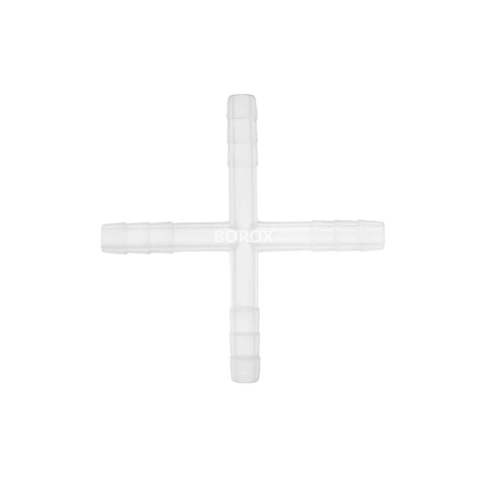 Borox Hortum Bağlantı Parçası 6mm - X Adaptör - Konnektör - Bağlama Aparatı