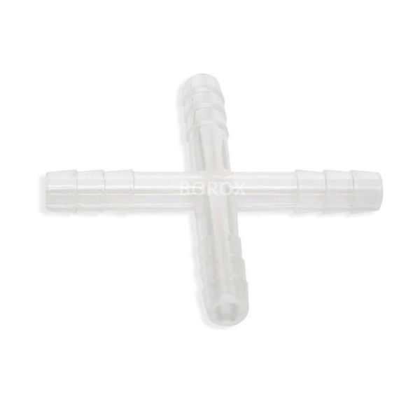 Borox Hortum Bağlantı Parçası 6mm - X Adaptör - Konnektör - Bağlama Aparatı