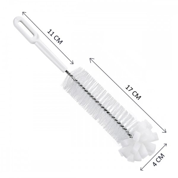 Şişe, Erlen, Beher, Balon Temizleme Laboratuvar Fırçası -  Perlon Elyaf Uçlu