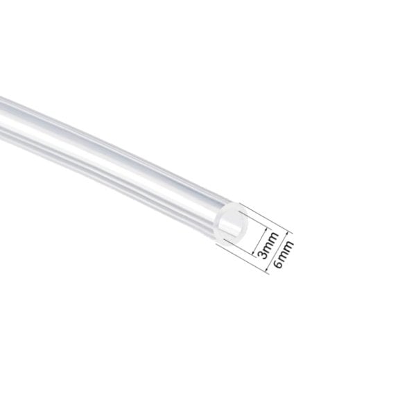 Borox Silikon Hortum 3x6 mm - Şeffaf 10 metre - Silicon Hose Platin