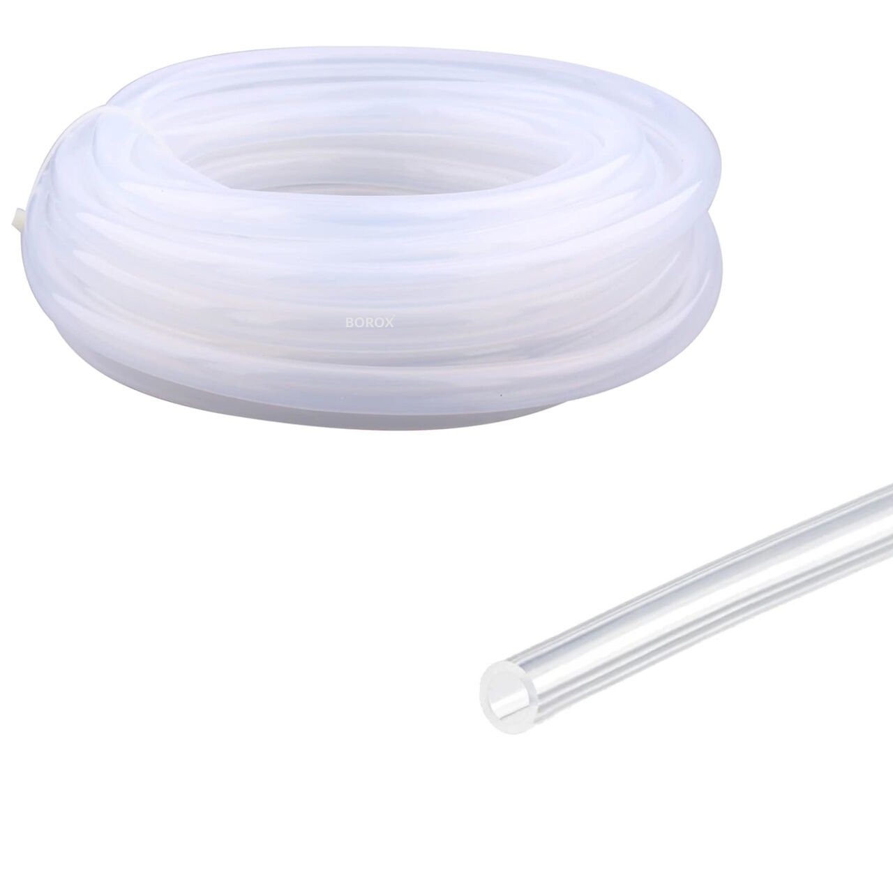 Borox Silikon Hortum 3x6 mm - Şeffaf 10 metre - Silicon Hose Platin