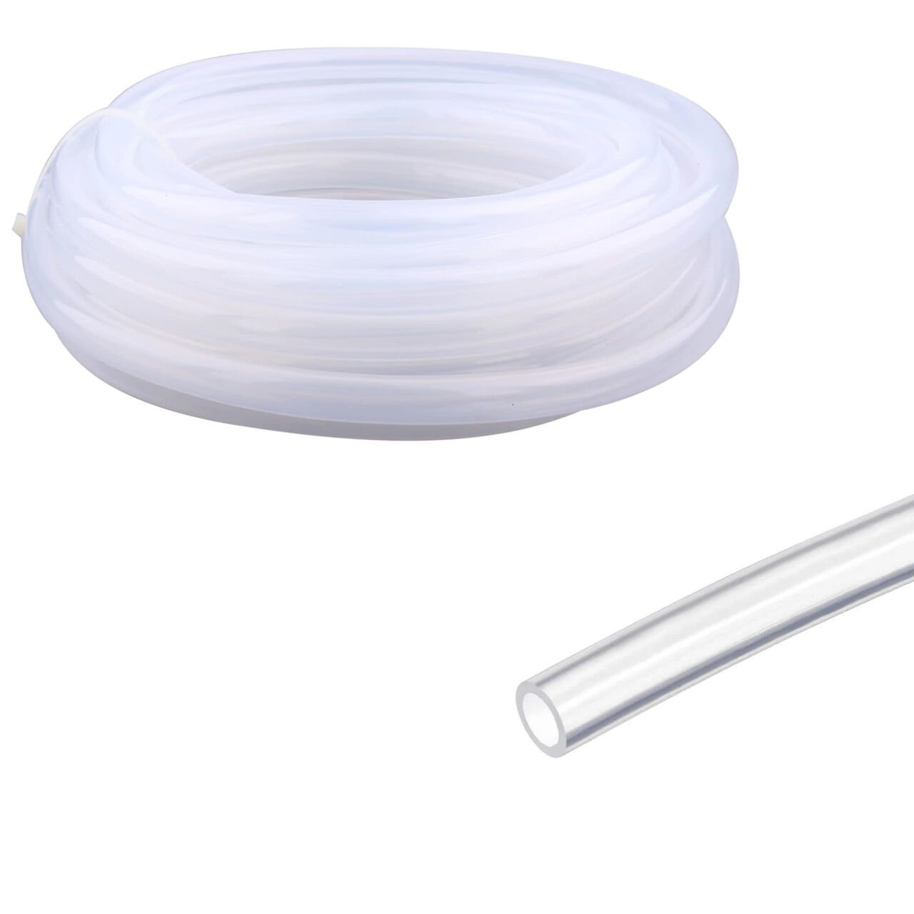 Borox Silikon Hortum 4x7 mm - Şeffaf 10 metre - Silicon Hose Platin