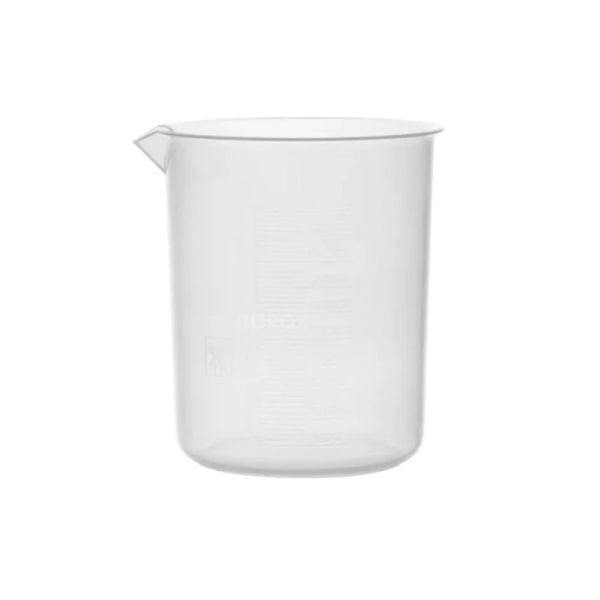 Borox Plastik Beher 1000 ml - Kabartma Dereceli - Plastic Beaker Autoclavable