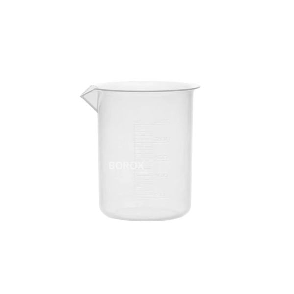 Borox Plastik Beher 250 ml - Kabartma Dereceli - Plastic Beaker Autoclavable