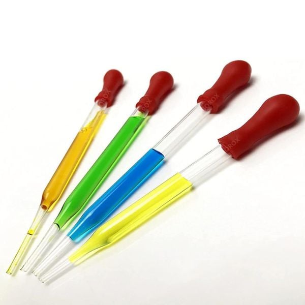 Borox Cam Pastör Pipeti 90mm - Damlatma Pipet - Cam Damlalık