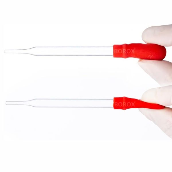 Borox Cam Pastör Pipeti 90mm - Damlatma Pipet - Cam Damlalık