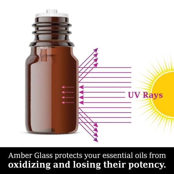 Borox Cam Damlatma Şişe 30 ml - Amber Damlalıklı Şişe 30 cc