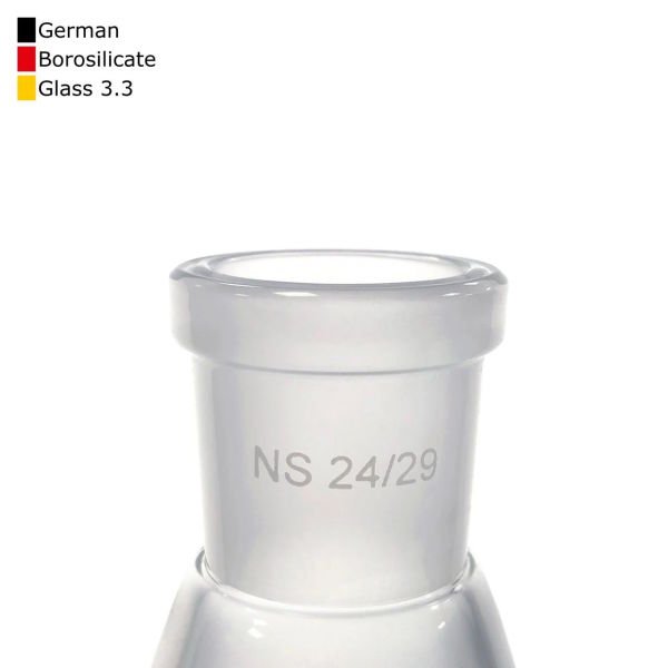 Borox Cam Çalkalamalı Mezür 100 ml - Plastik Tıpalı Dereceli Silindir