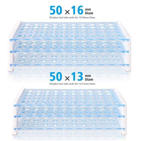Borox Tüp Standı 50 Tüplük - Tüp Sporu Plastik Mavi 15-16mm