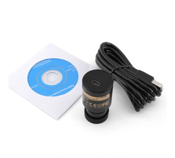 Dijital Oküler Kamerası - Mikroskop İçin Dijital Kamera - Yazılım CD dahil