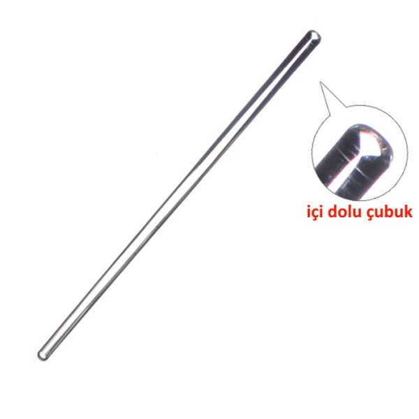 Borox Cam Baget 7x200 mm - İçi Dolu Çubuk Glass Stirring Bar