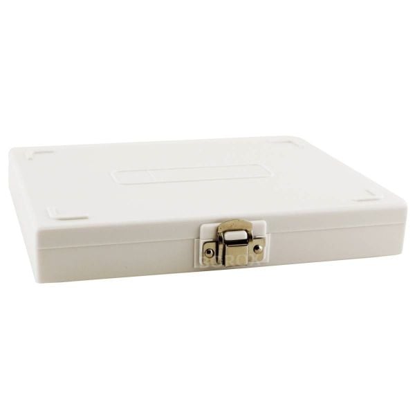 Borox Mikroskop Slide Saklama Kutusu - Mantar Tabanlı 100lü Slayt Kabı - Metal Kilitli - 5 Farklı Renk Set