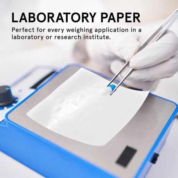 Borox Tartım Kağıdı - Selüloz Tartı Kağıtları 150x150mm - 100adet/paket - Beyaz Yaprak