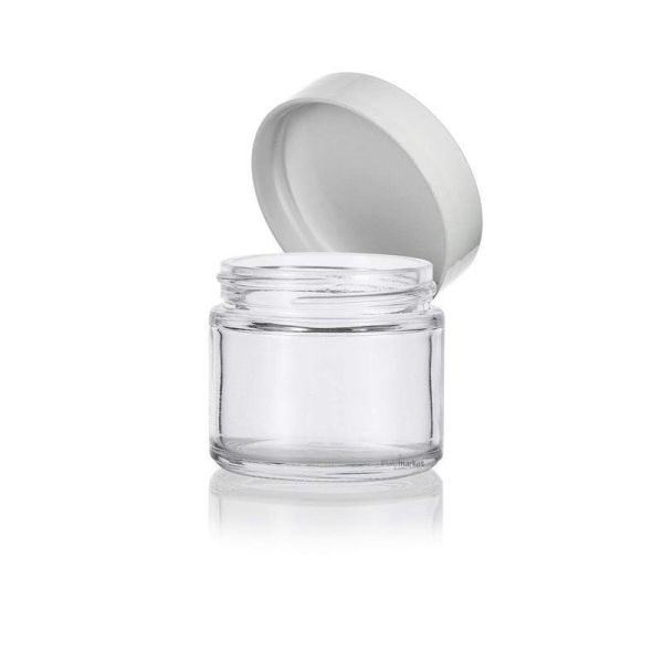Borox Cam Şişe 100ml - Krem Kavanoz 100cc Kapaklı Şişe