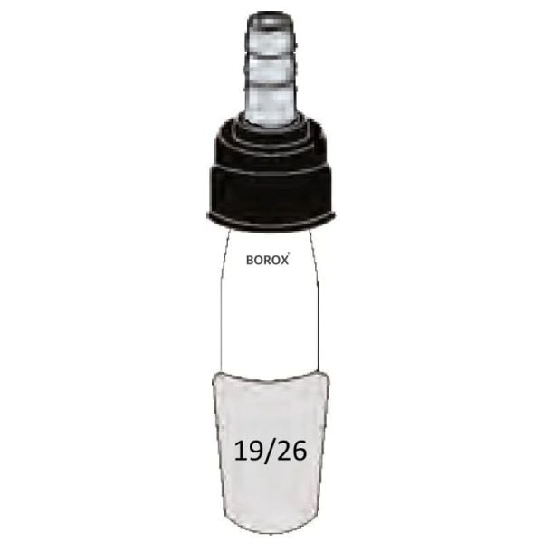 Borox Cam Termometre Adaptörü - Vida Dişli Adaptör - 19/26
