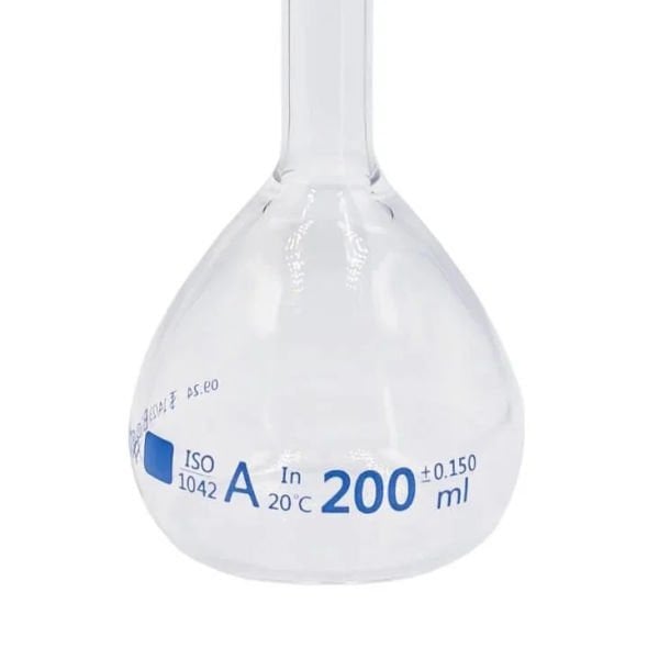 Borox Cam Balon Joje 200 ml - PP Tıpalı - Class A Sertifikalı - Cam Flask