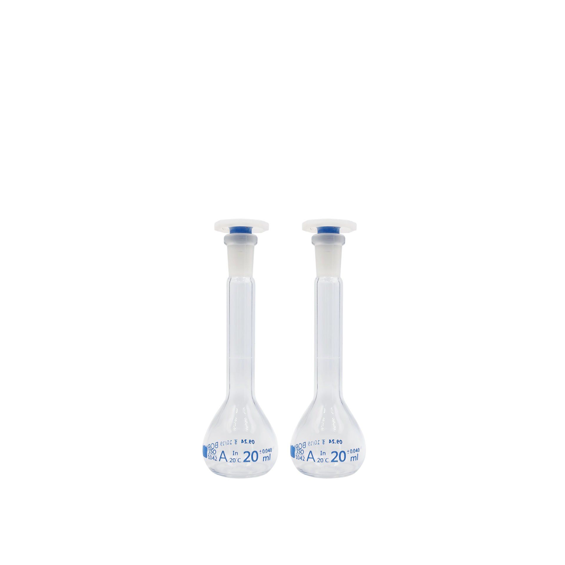 Borox Cam Balon Joje 20 ml - PP Tıpalı - Class A Sertifikalı - Cam Flask - 2 Adet/Kutu